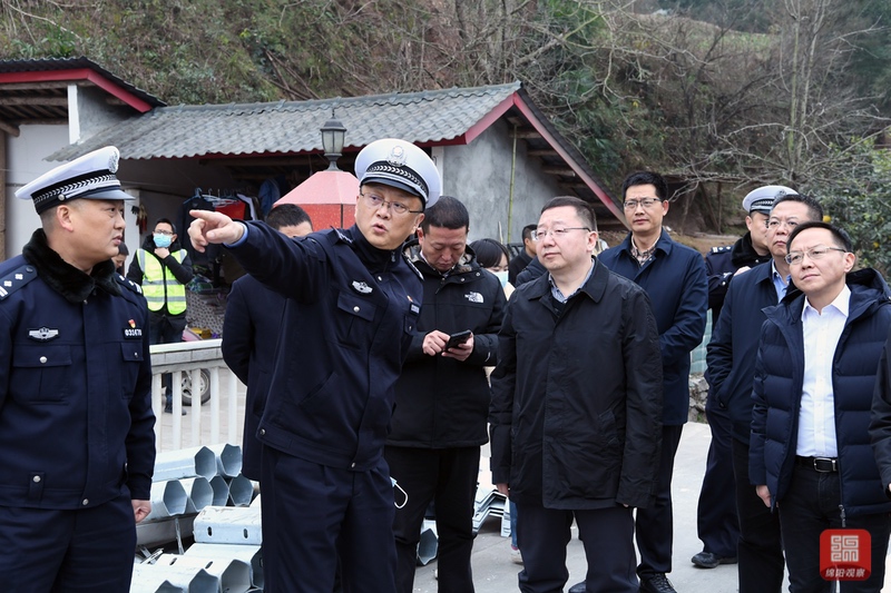 2022年1月9日，元方赴江油督導道路交通安全隱患整治2  張莉 攝.jpg